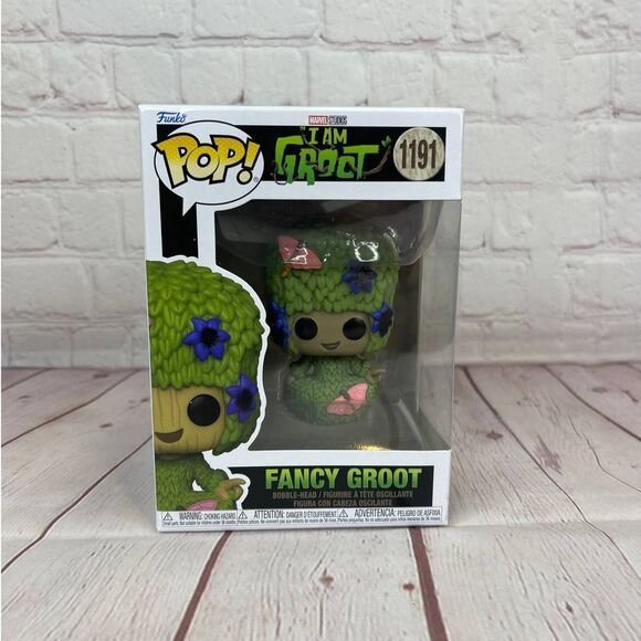 Funko Pop! Marvel Fancy Groot - I AM GROOT #1191 - Picture 2 of 7